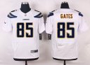 Nike NFL Elite Chargers Jersey #85 Gates White