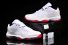 Air Jordan 11 Retro Low AAAA Mens Air Jordans Basketball Shoes White Red