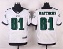 Nike NFL Elite Eagles Jersey #81 Matthews White